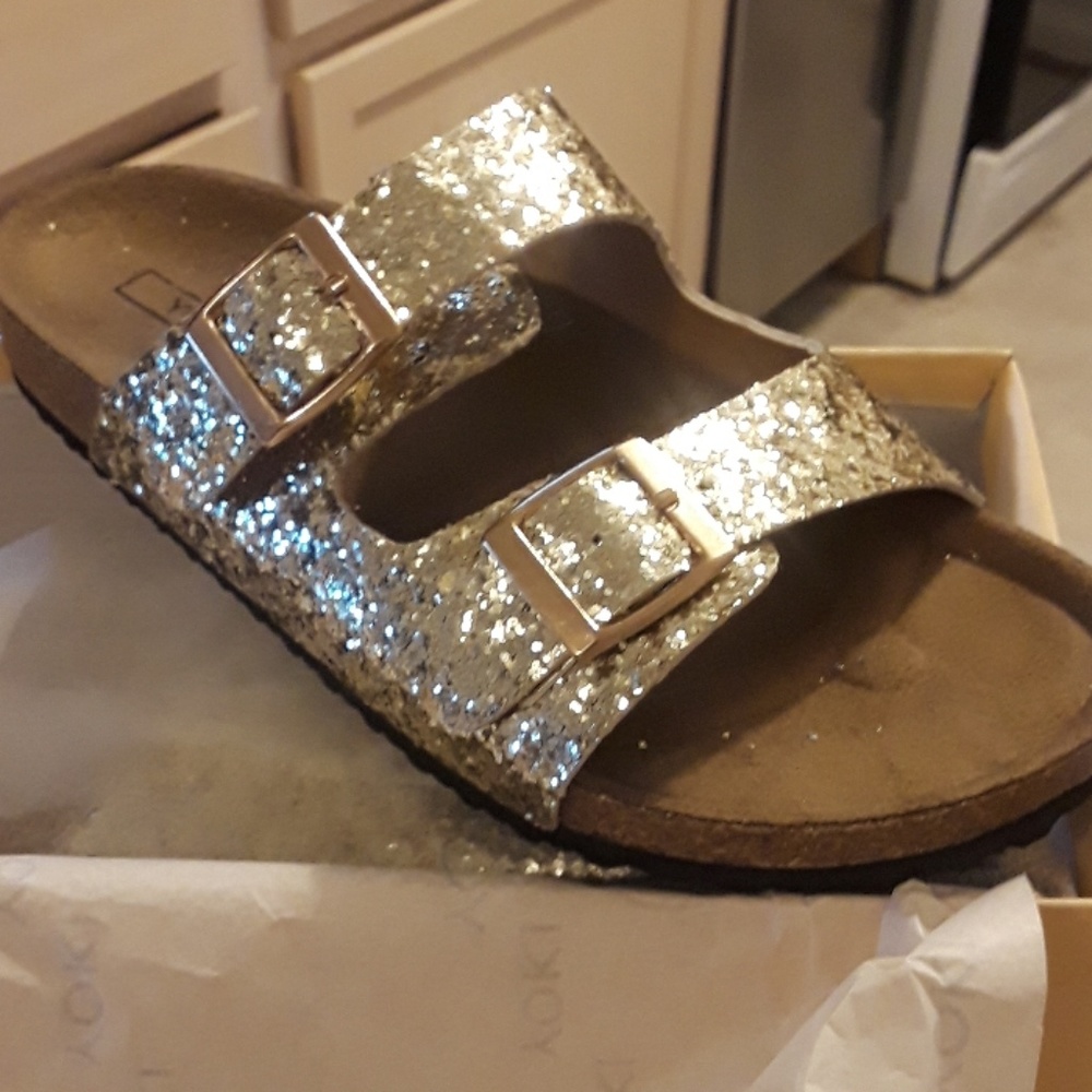 Glitter sandals